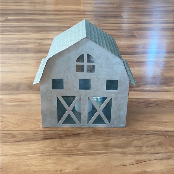 Target Other - Target Galvanized Barn Decorative Lit Figurine